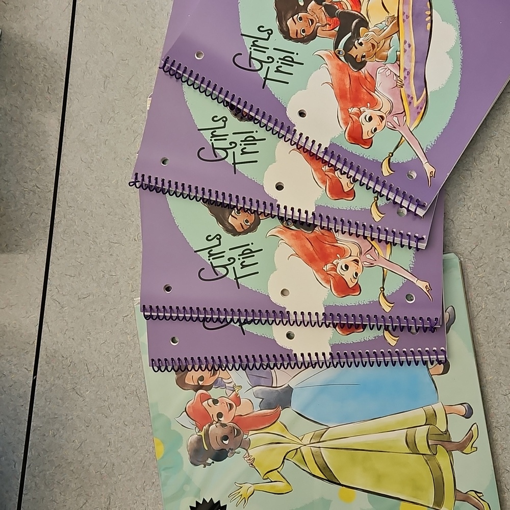 Disney Purple 'Girls Trip' Notebooks And Folder - Picture 10 of 10
